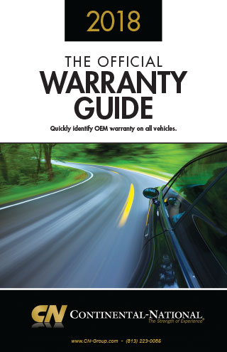 Continental-National Customized Official Warranty Guide