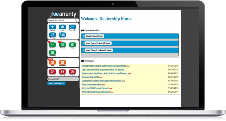 jlscan - Warranty Manager Website