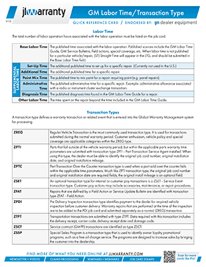 GM-Labor-Time-Transaction-Type-Help-Card