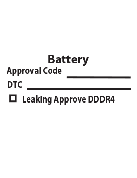 Ford Battery Warranty Stamp