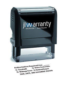 Authorization Warranty Stamp