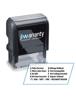 Authorization Warranty Stamp