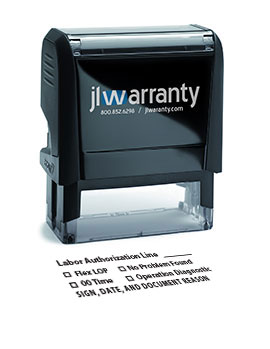 Labor Authorization Warranty Stamp