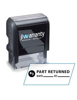 Part Returned Warranty Stamp